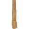 Ekena Millwork Kennewick Rough Sawn Timber Gable Bracket, Western Red Cedar, 72"W x 30"H x 4"D x 6"F, 10/12 Pitch GBW072X30X0406KEN00RWR - alternate 2